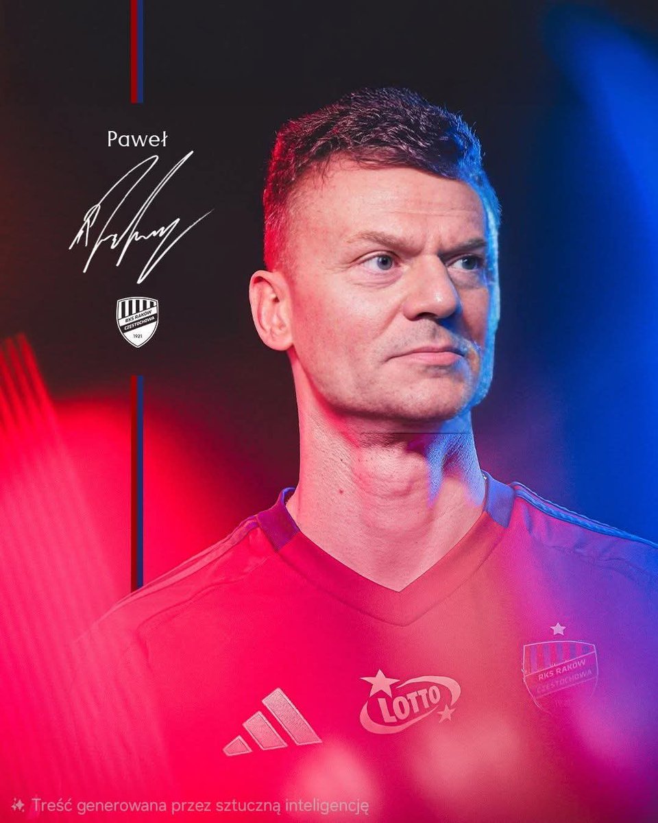 VINIOL_'s tweet photo. Wielki transfer Rakowa, gratulację! #raków https://t.co/Y1pPcYBTO2