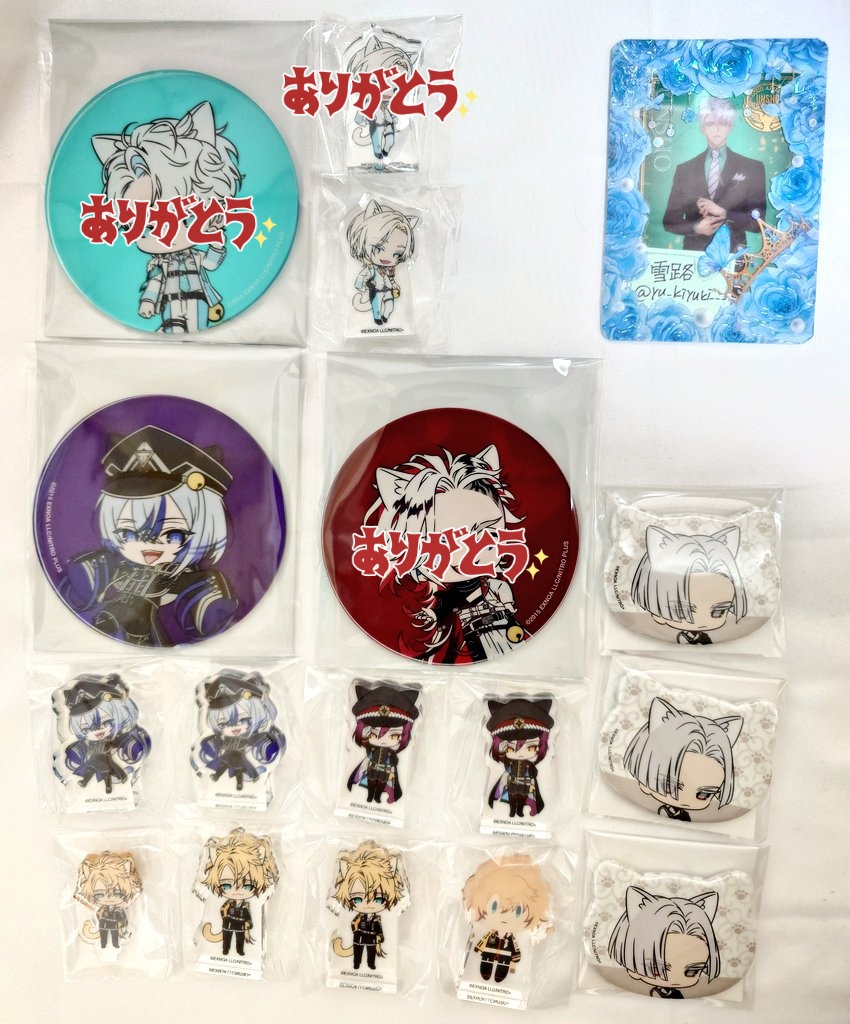 交換/譲渡] 刀剣乱舞 刀猫男士 アクリルコースター アクリルブロック