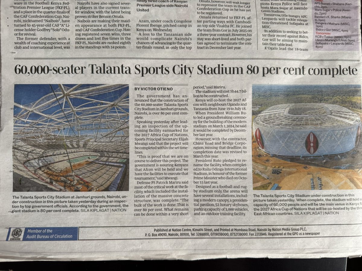 NelsonHavi's tweet image. There is money for a stadium where poor uneducated idle men will play football as other poor uneducated idle men and women watch yet there is none for books and laboratories for children and youths who have potential for developing Kenya! How did we get our priorities this wrong?