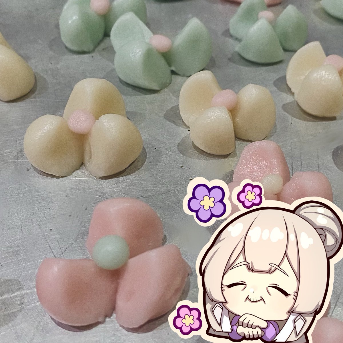 เมื่อวานมีเดอะแฟงอยากเห็นฝีมือการทำขนมของริโอน่าในไลฟ์เมื่อวานค่ะ
.
อยากทำขนมจังเลยน้า🥺✨