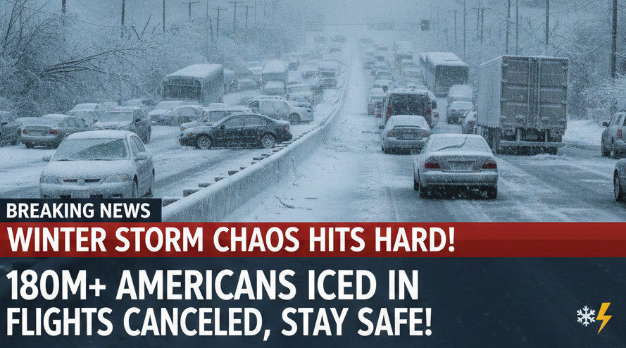 UpdateWasPlain's tweet image. 🚨Winter Storm Chaos Hits Hard!🇺🇸

180M+ Americans iced in , flights canceled, stay safe out there!❄️

#WinterStormFern  #Storm2026