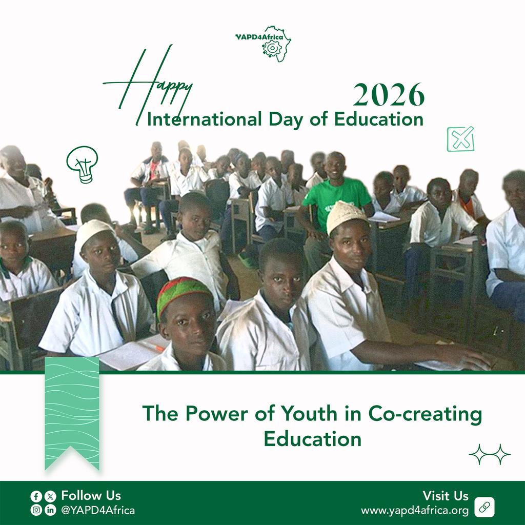 As we celebrate International Day of Education 2026 under the theme “The Power of Youth in Co-creating Education,” we reaffirm that education is a fundamental human right and a catalyst for achieving the SDGs.

Together, we can co-create a future where every young person🙌📚