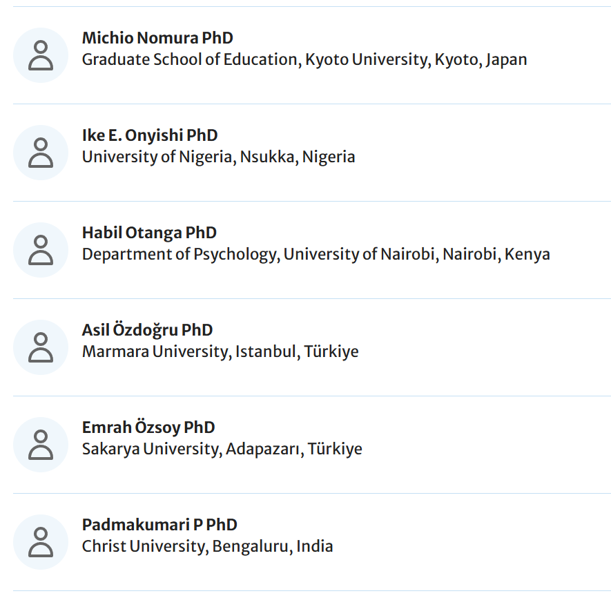 I started serving as an editorial board member of the journal of Discover Psychology. link.springer.com/journal/44202/…