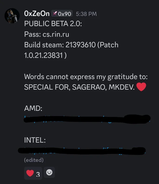 realCrackWatch's tweet image. Black Myth Wukong - Hypervisor Beta 2.0. AMD + Intel Cpus. #crackwatch #denuvo