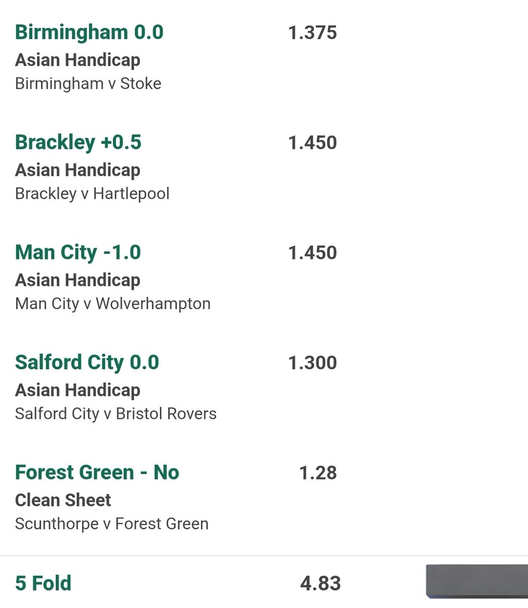 wizard_season's tweet image. 🚨 Saturday UK ACCA @ 4.83

0.25 units (low) - bet365
Kickoff: 3pm UK time

Landed our last 3/4 ACCAs, good luck if you're on this one today 👌💰