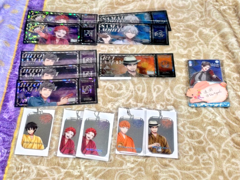 ヒプマイ KINGくじ 8th ANNIVERSARY 左馬刻 銃兎 理鶯 ヒプノシスマイク ヒプマイ 8th Anniversary Cafe オンラインくじ King
