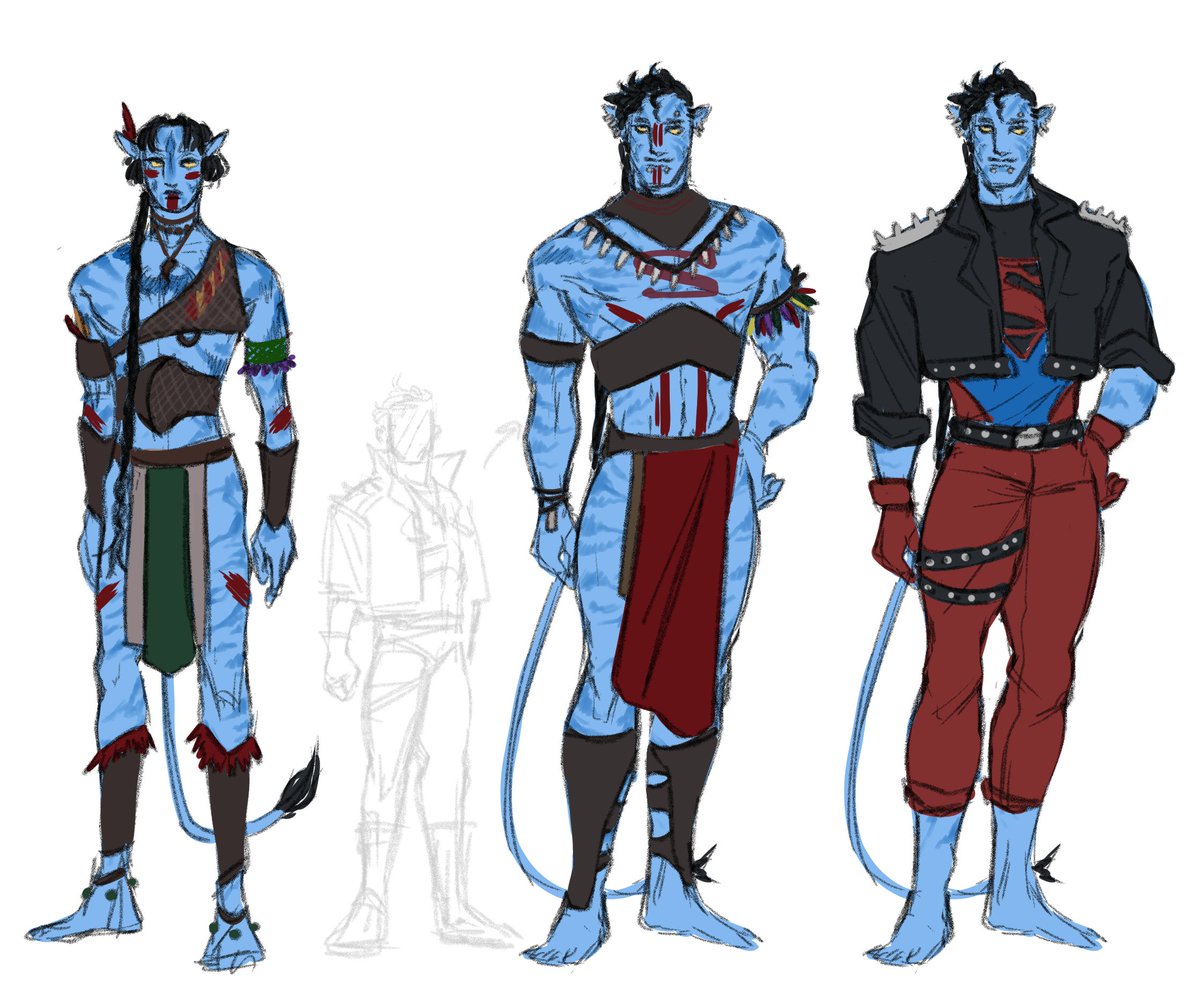 torall_me's tweet image. #timcon x #avatar au
na'vi Tim and avatar Conner 😼