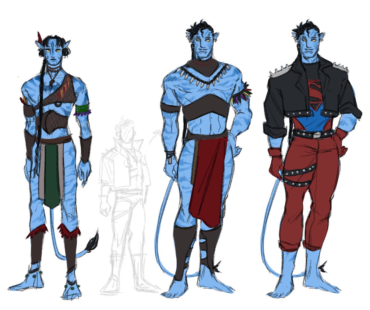torall_me's tweet image. #timcon x #avatar au
na'vi Tim and avatar Conner 😼