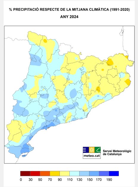 A veure si ho entenem bé: no és que cap excepcionalitat climàtica estigui provocant tot això, sinó que en el moment en què el règim de pluges s’ha normalitzat a Catalunya amb llevantades normals i típiques, la infraestructura de Rodalies ha caigut a trossos:
