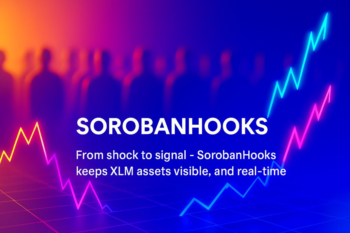 The Price Shock Trap Markets spike without warning. Dashboards lag behind.  Communities lose confidence in DeFi visibility. ✓ SorobanHooks Asset Alerts  • Real‑time crypto asset price tracking • Instant threshold notifications •