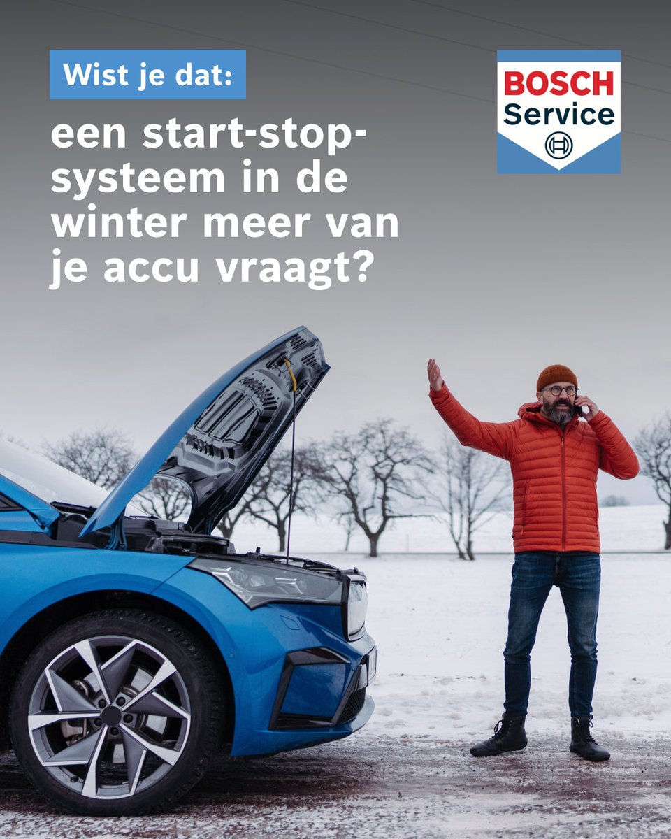 🔋 Wist je dat… een start-stopsysteem, van een moderne auto, in de winter extra veel vraagt van je accu? Door de lage temperaturen én het continu starten, kan je accu sneller leeg raken. Wij controleren je accu graag, zodat je zonder zorgen blijft starten van-slooten.nl/afspraak-onder…