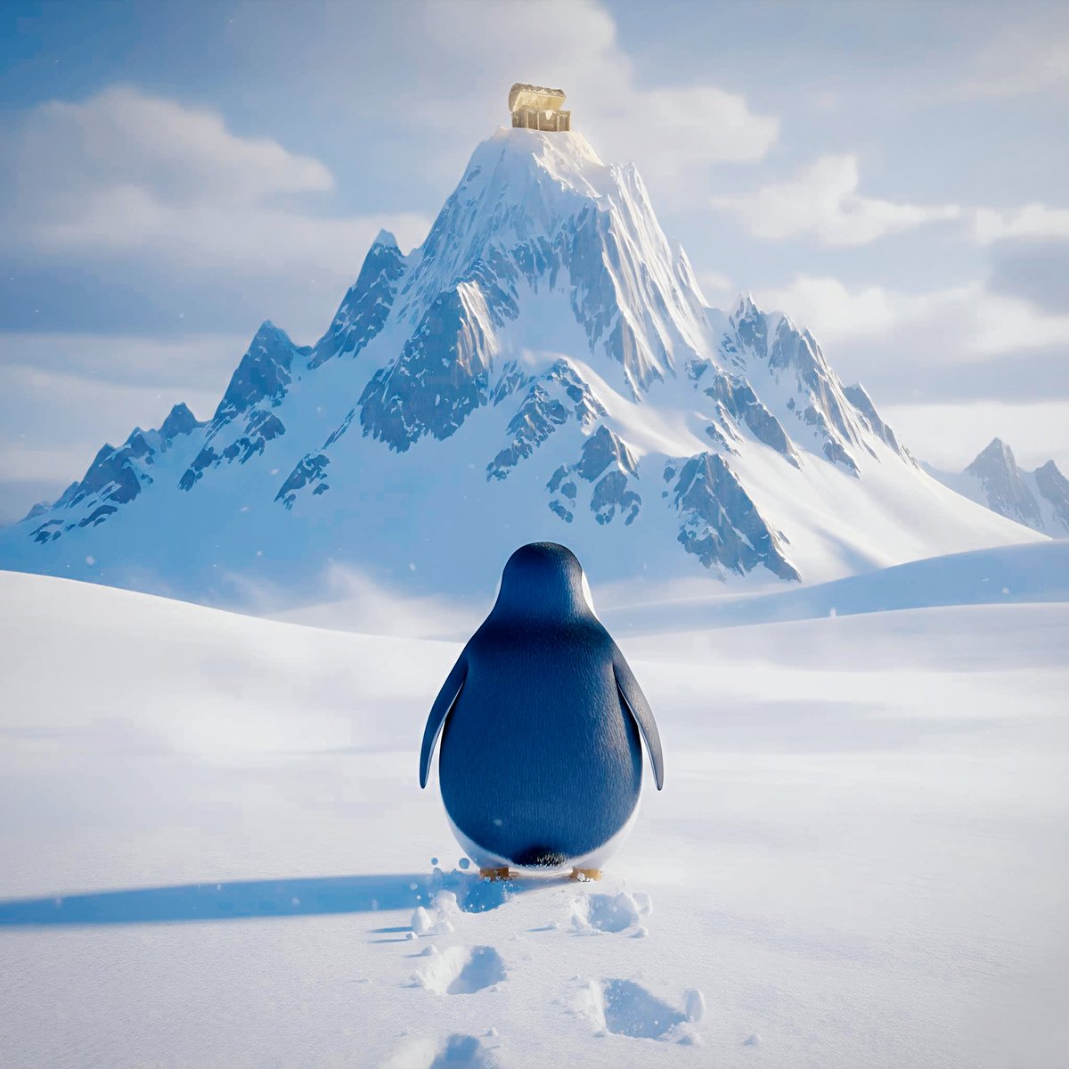 The penguin just went to open some chests…🐧💰