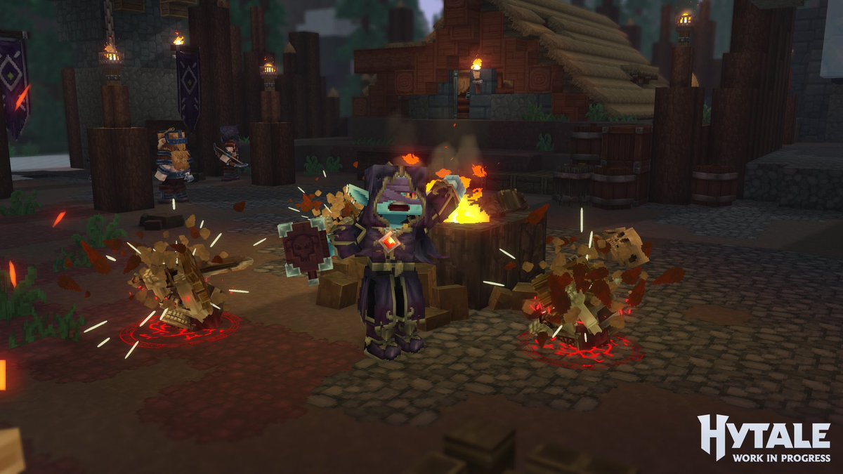 Hytale's tweet image. 📢 Hytale’s Update 2 is now LIVE! 📢

Brand new content like the Necromancy Grimoire, the ability to hide your helm/armor, and so much more!

Read the full patch notes here:
hytale.com/news/2026/1/hy…

- New Cosmetics &amp;amp; Customization Options
- Gameplay Features and Balancing
-…