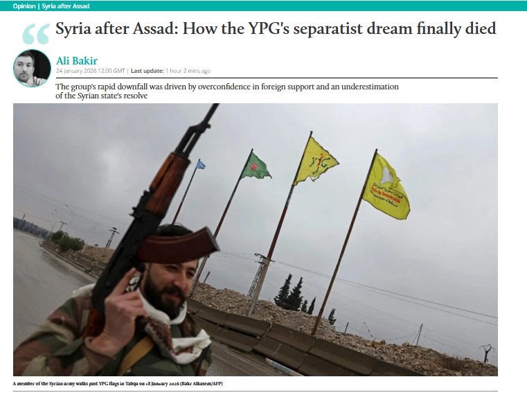 AliBakeer's tweet image. 🚨🚨 I am delighted to share with you my latest on "#Syria after #Assad: How the #YPG's separatist dream finally died".

But the #YPG perceived President Ahmed al-Sharaa’s initiatives to integrate the group into the Syrian state and army  as a sign of weakness rather than a