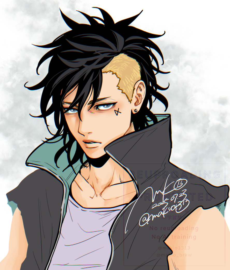 去年描いてたやつだけどちょっとゴリったなと思ってお蔵にしたけども7巻カバーみたらこれもアリかもと思えたのでここで供養しておく🙏ゴリⅨ