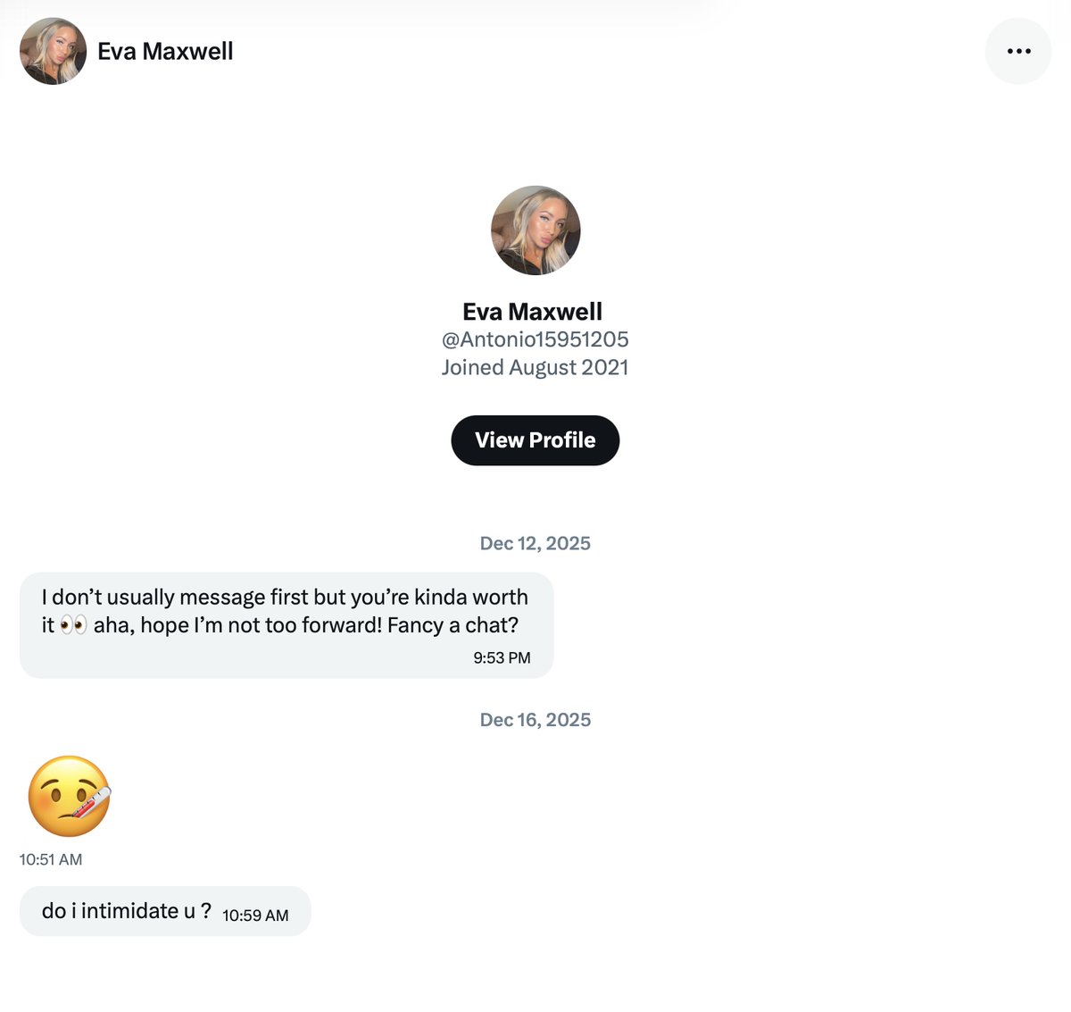 Need your help pls, do I call her Eva or Antonio?