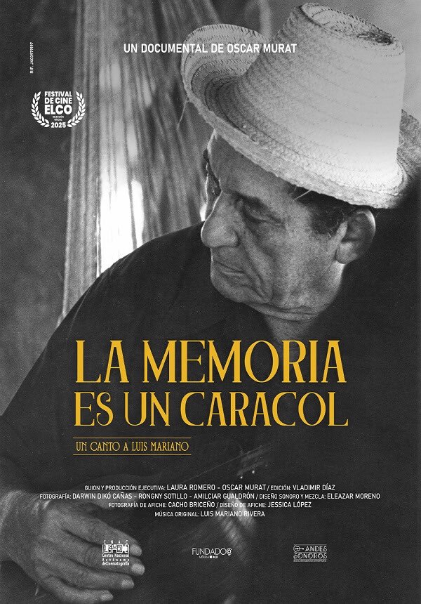 “La memoria es un caracol” es un documental venezolano que cuenta la historia del gran cantante, compositor y poeta, Luis Mariano Rivera. Con una simpleza y a la vez con un cuido hasta el más mínimo detalle, acompañamos y descubrimos detalles de este gran compositor venezolano.