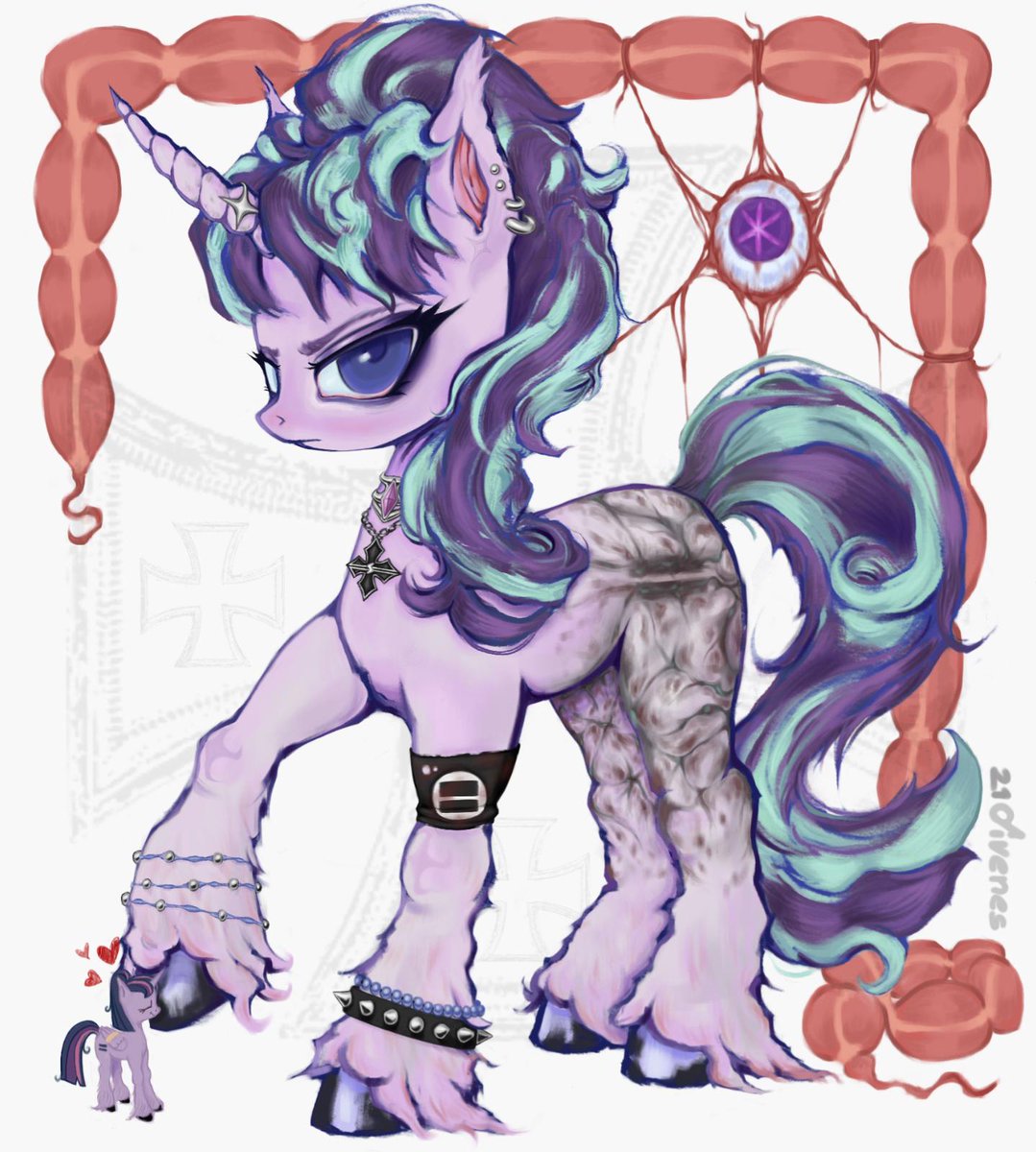 starlight and her friend tinylight
#mlpfim #mlpfanart 
#starlightglimmer #TwilightSparkle