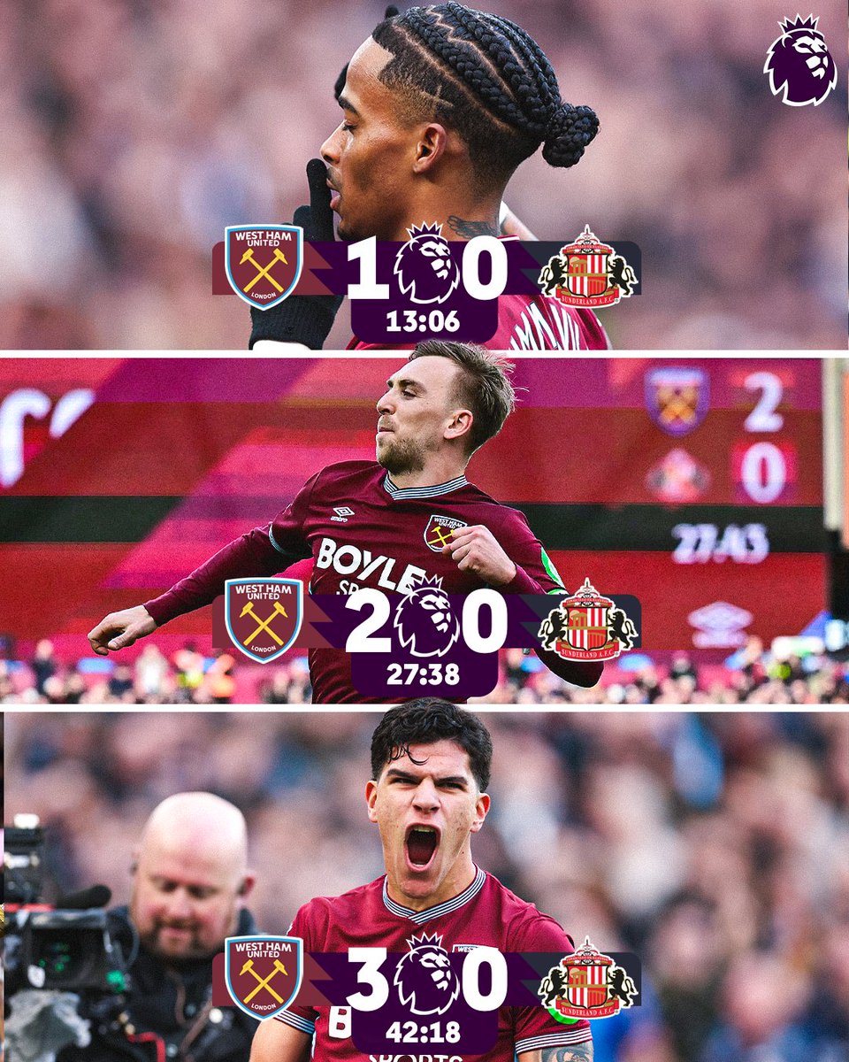 What a first half for the Hammers ⚒️🤯