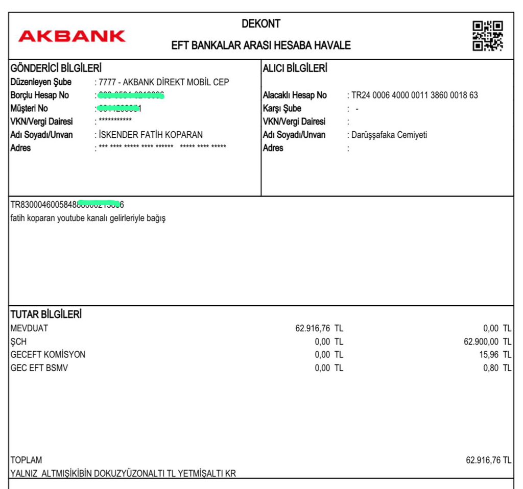 Bu ayki youtube gelirlerimizle Darüşşafaka'ya, depremzede öğrencilerimizin eğitimi için 62.900 lira bağışladık. Totalde milyonlarca liraya ulaştık Kanalımızı takip edip, dostlarınıza tavsiye ederek bursumuza destek verebilirsiniz❤️youtube.com/@ifkoparan?si=…
