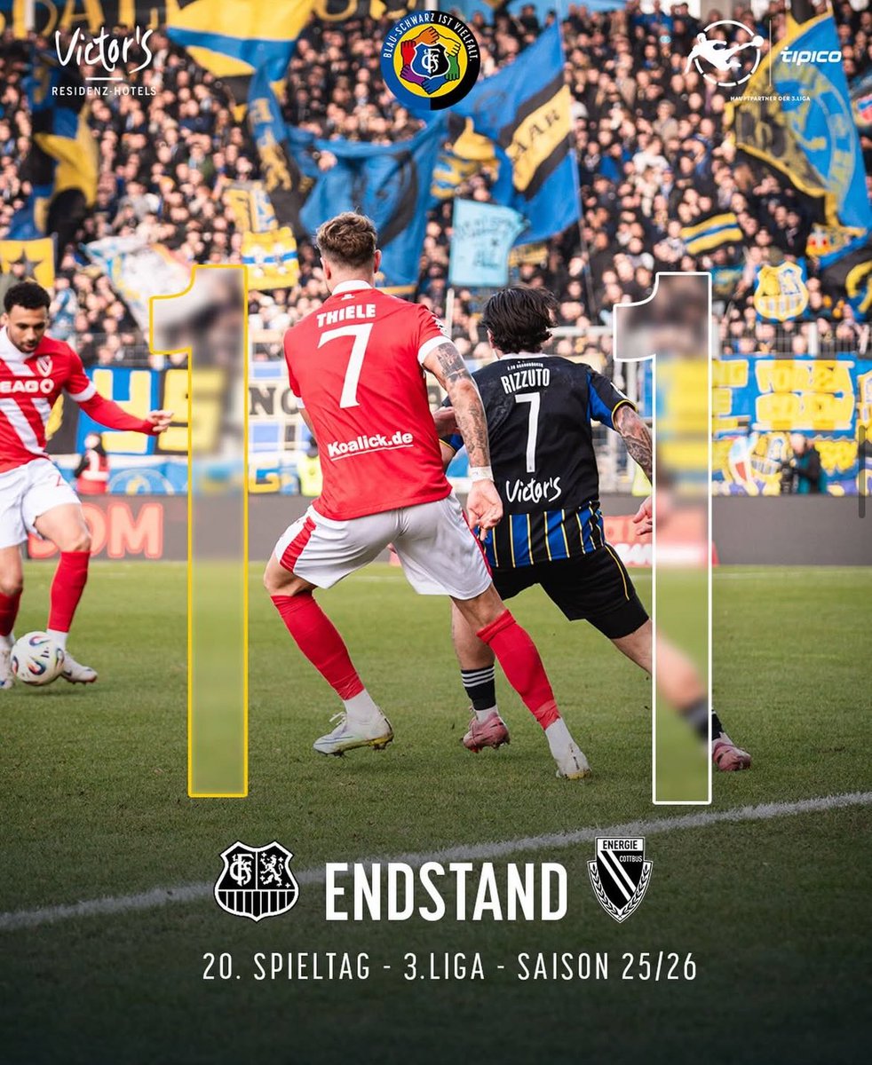 Trotz des 11. Saisontores von Ex-#betze Stürmer Florian Pick hat der 1. FC Saarbrücken auch im 13. Spiel in Folge nicht gewonnen und kam über ein 1:1 gegen Energie Cottbus nicht hinaus. Der ehemalige Bundesligist kann sich damit im Abstiegskampf der 3. Liga nicht befreien