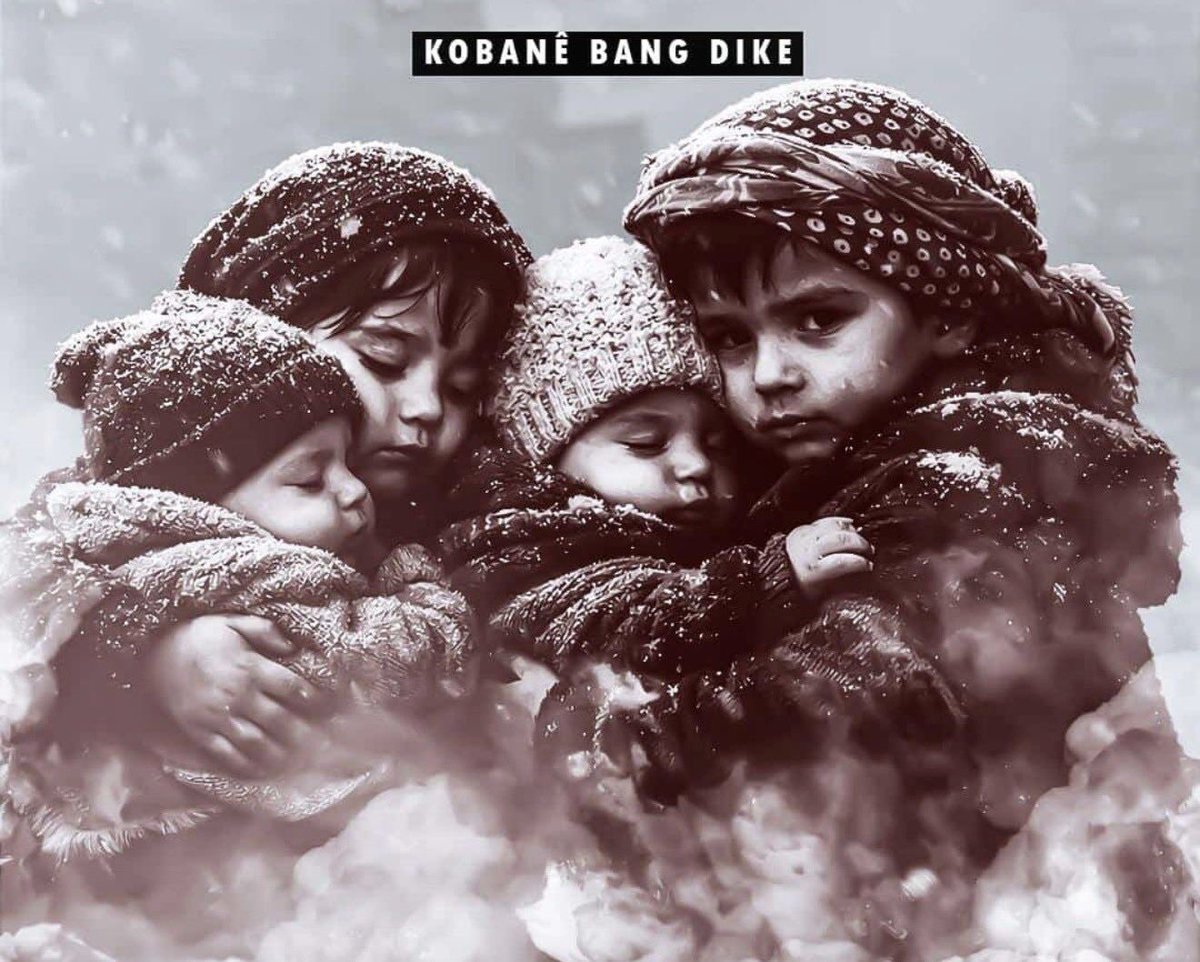 The death of five Kurdish children in Kobane due to the severe cold as a result of the siege imposed by the extremist jihadist Syrian government.

#AllEyesOnKobane