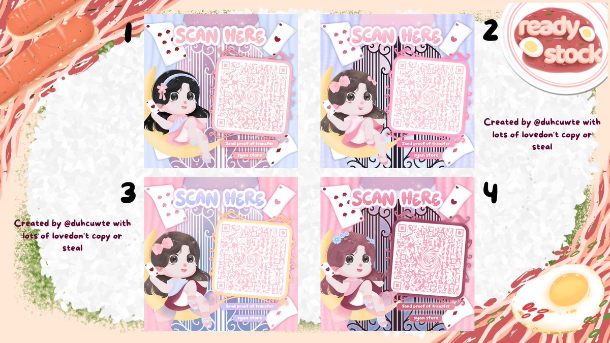 Help report? makacii banyak

Selamat malam 🌃 syan bawa 4 ready stok qr deco yang siap di jemput, jika minat bisa langsung jemput lewat dm/ ke tele syan t.me/syandsni

Price: 10.000
Free retext
Avail recolour 

#zonauang️ #zonaba