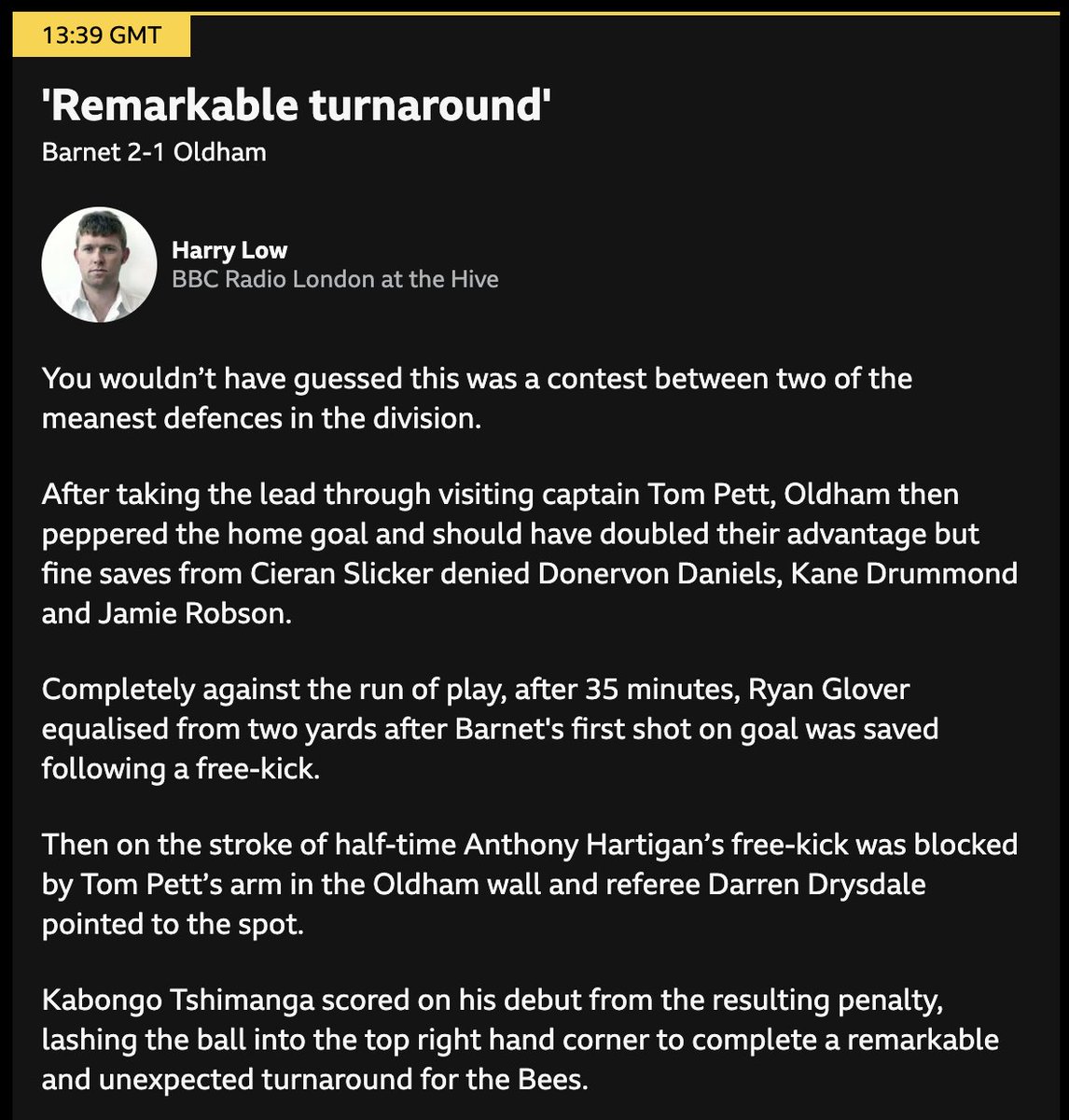 Harry Low tweet media