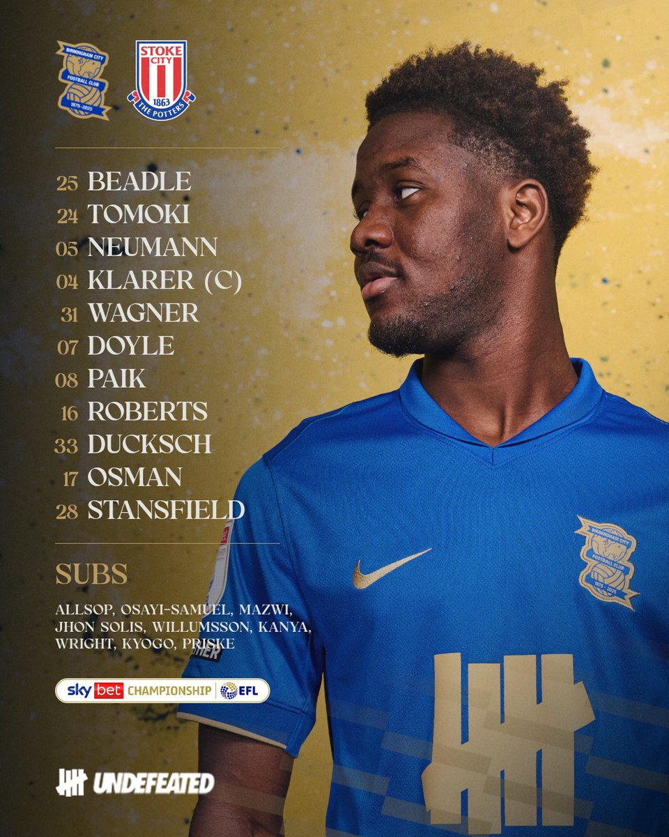 BCFC's tweet image. 𝙏𝙀𝘼𝙈 𝙉𝙀𝙒𝙎 🔵

One change from Tuesday. Ibrahim makes his debut.

August starts from the bench.