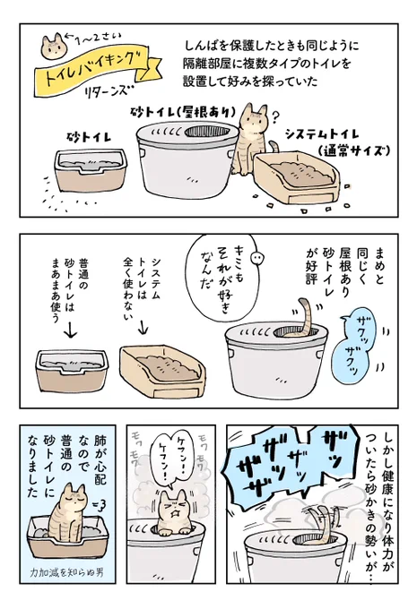 ねこのトイレ、どのタイプを設置しようかな?と探っていたときのはなし【しんば編】です
好みがそのまま実装されるとは限らない…… 