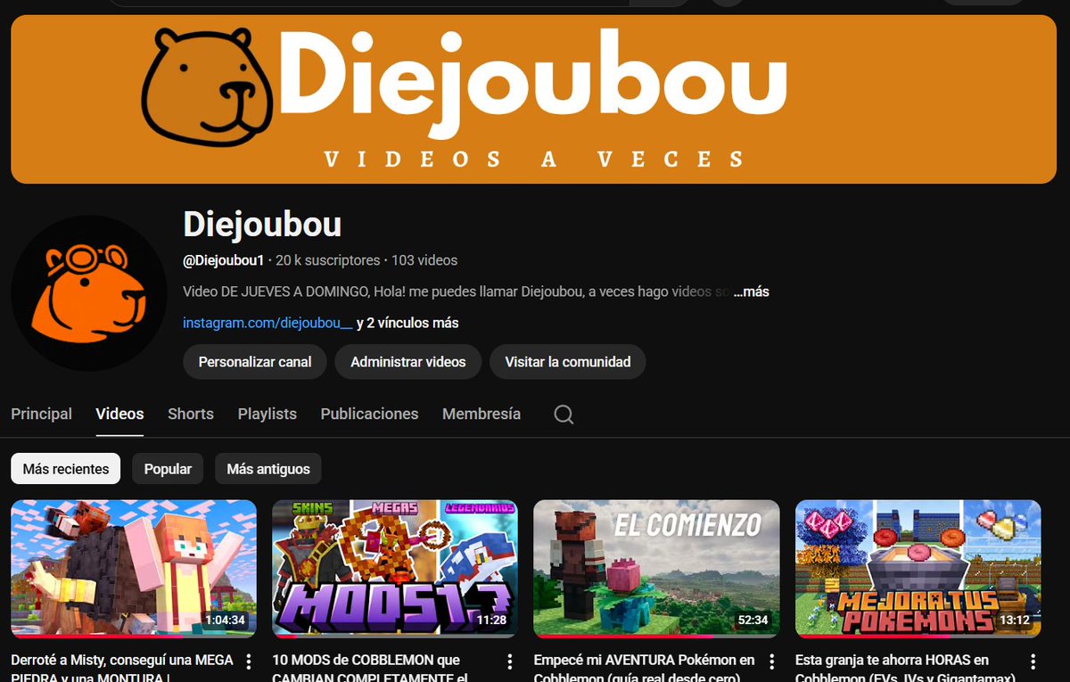 Diejoubou1's tweet photo. 18 dias atras dije que tenia 10k de subs ahora desperté y ya llegamos a los 20k XD es increible muchas gracias a todos. https://t.co/lzNU1JpUok