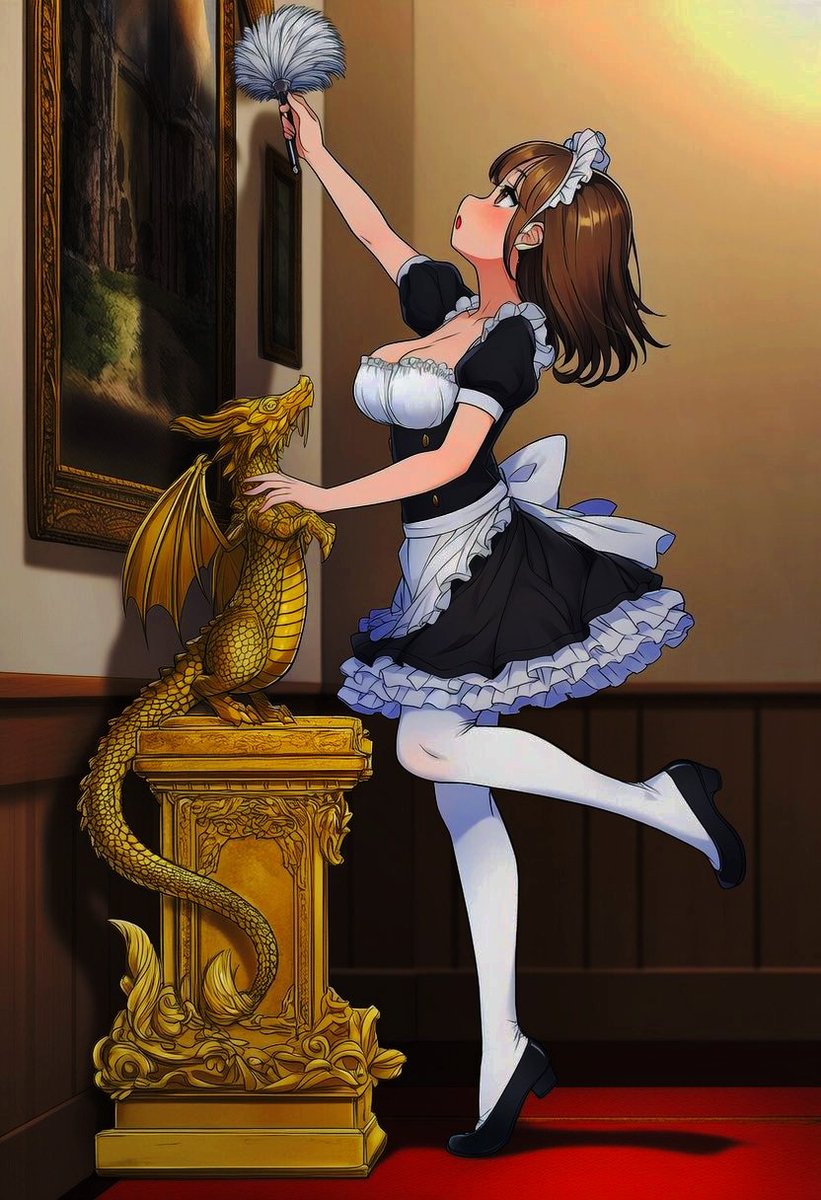 Mmmmm *watches my mistress clean* <a href="/LaylaLeafeon/">Zoey Amoura, Adorably Lewd Sweetheart</a> my wife and mistress being a maid she is absolutely amazing