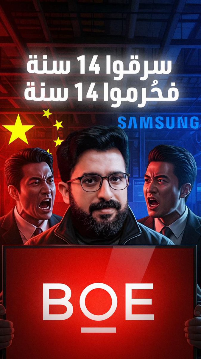 كابوس «سامسونغ» مع منافسها الصيني «BOE».. سرقت اختراعها بعد 14 عاماً من التطوير فكانت النتيجة مفاجئة 