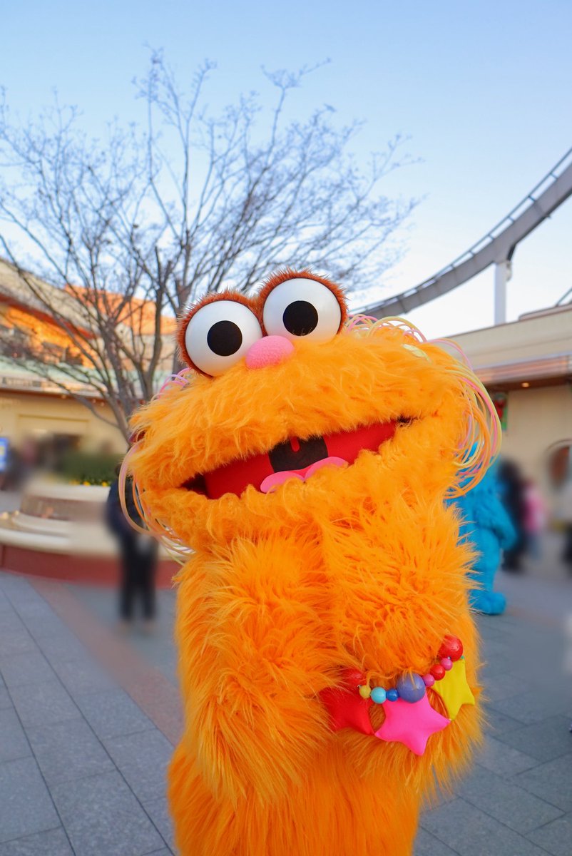 まつ毛バサバサでかわいいゾーイちゃん🧡ブレスレットもとってもきゅーと🫶🏻

#USJファン #USJ  
#セサミ #セサミストリート #ゾーイ
#sesame #sesamestreet