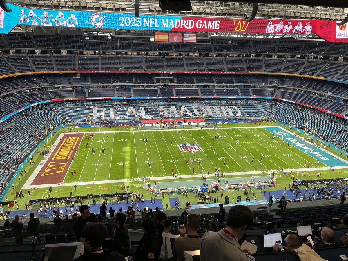 Informa <a href="/GuillermoRai_/">Guillermo Rai</a> en <a href="/TheAthleticFC/">The Athletic | Football</a> que el Santiago Bernabéu está preparado para tener un partido NFL en 2026.

Están cerrando las negociaciones. Se espera anuncio del encuentro en los próximos días