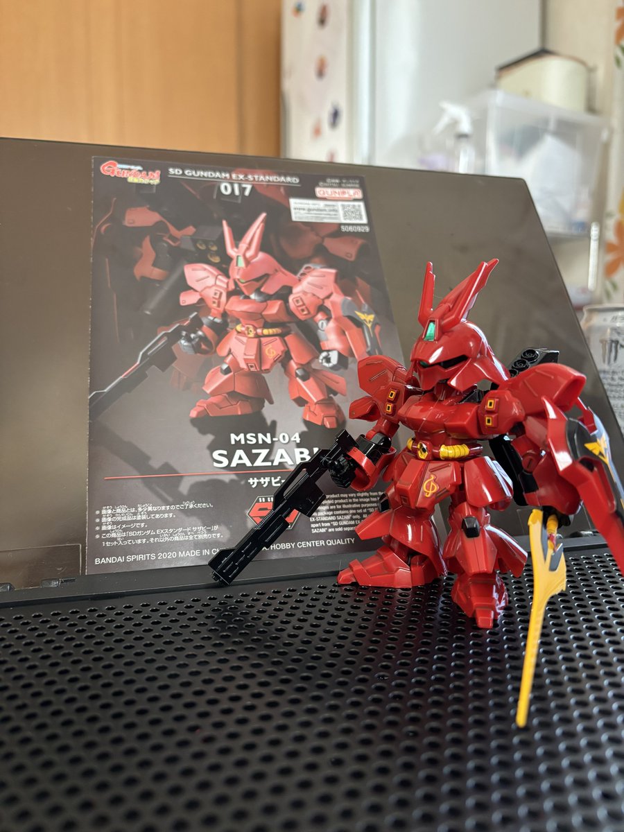 すだ様 制作費専用ページ 嫁制作シリーズ第一弾 SDガンダム EXスタンダード017 サザビー スミ