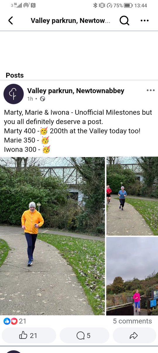 Valley parkrun tweet media