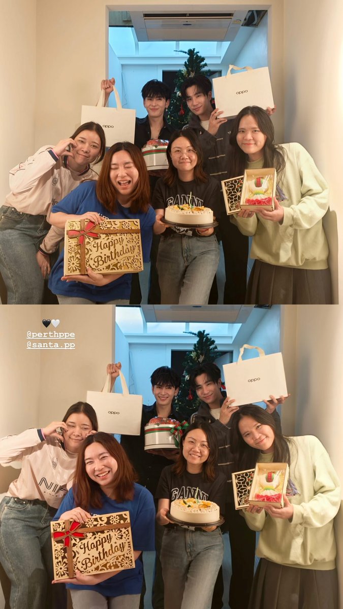 ppe2003perth's tweet image. เบื้องหลังเพิร์ธแซนต้าถ่าย oppo / พี่ทีมงานมอบของขวัญ oppo ให้กับเพิร์ธแซนต้า

/ เบื้องหลังน่ารักมากกก

IGS ratpcr

#KDPPE  #PerthTanapon #Santapp
#PerthSanta #เพิร์ธแซนต้า
#Reno15SeriesTHxPerthSanta