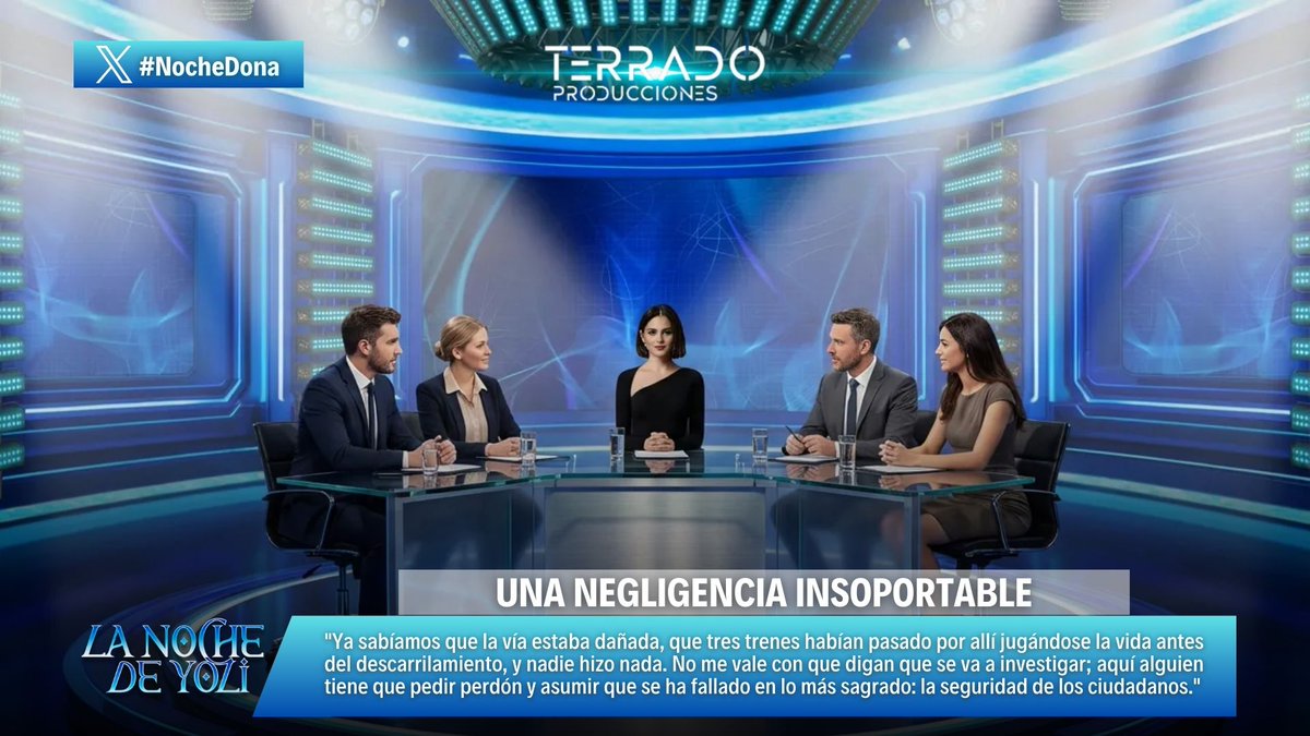 🛤️ "Ya sabíamos que la vía estaba dañada y pasaron tres trenes antes del descarrilamiento." <a href="/terratsofista/">la yoli arenas 🎹</a> 

⚠️ "No basta con investigar, alguien debe pedir perdón por fallar en la seguridad."

🎙️ "Se ha fallado en proteger la vida de los ciudadanos."

🌙 #NocheDona