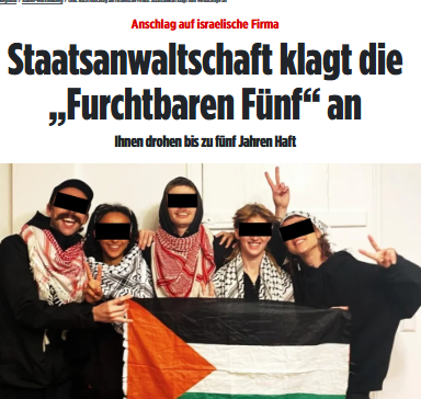 Taykra's tweet image. #Ulm: Rund eine Mio Euro Schaden. Den Tatverdächtigen aus England, Irland, Spanien u Deutschland werden u.a. Mitgliedschaft in einer kriminellen Vereinigung, Hausfriedensbruch sowie das Verwenden von Kennzeichen terroristischer Organisationen vorgeworfen. bild.de/regional/baden…