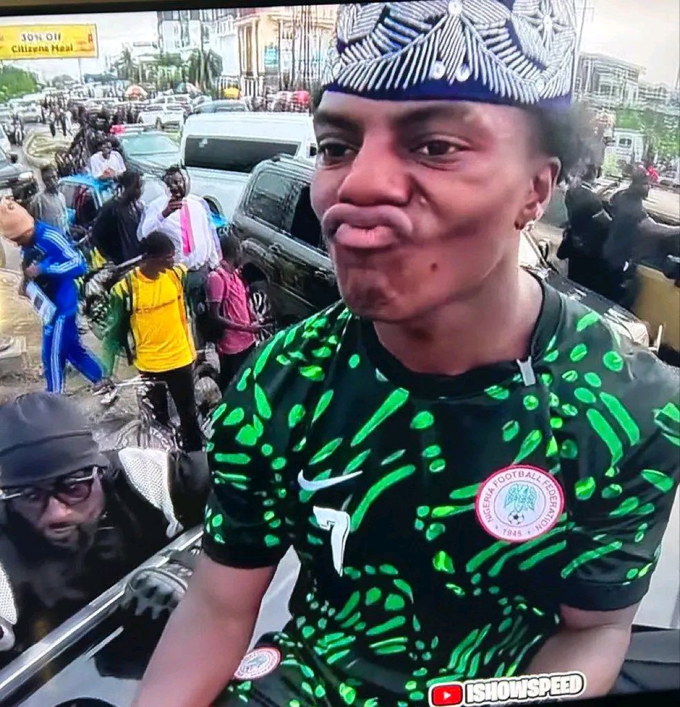 Na this guy make IShowSpeed think say everywhere for Lagos dey smell 😭💀