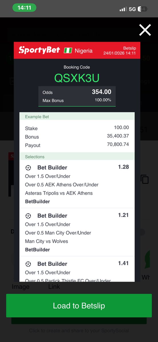 Betfixer1's tweet photo. 800 odds, 300 odds and 300 odds today
MTYGCR
JTBTEU
QSXK3U
@LouieDi13 @MegaGreat2 @jujupunter @sportingking365 @Timmyofdelta @Ekitipikin @Mrbankstips @DavsmartMEDIA_1 @CHIZZY_BB @Ada_Daddyya @pink_girrll repost pls https://t.co/bBCUNamoLt