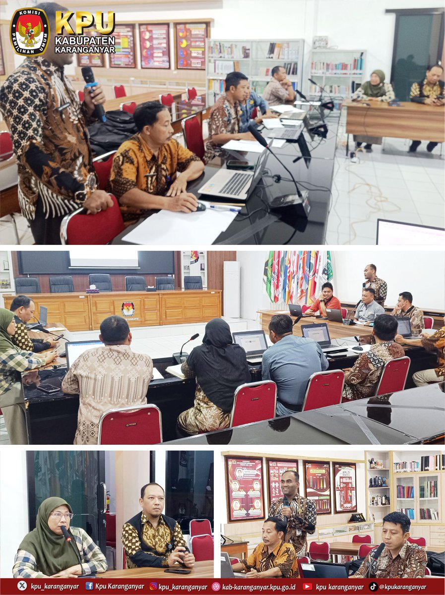 #Temanpemilih, Dalam rangka meningkatkan kompetensi dan kapasitas SDM, KPU Karanganyar melaksanakan kegiatan Coaching Clinic Administrasi Perkantoran tahap 1, Jumat (23/01/2026).

#KPUKaranganyar
#coachingclinic