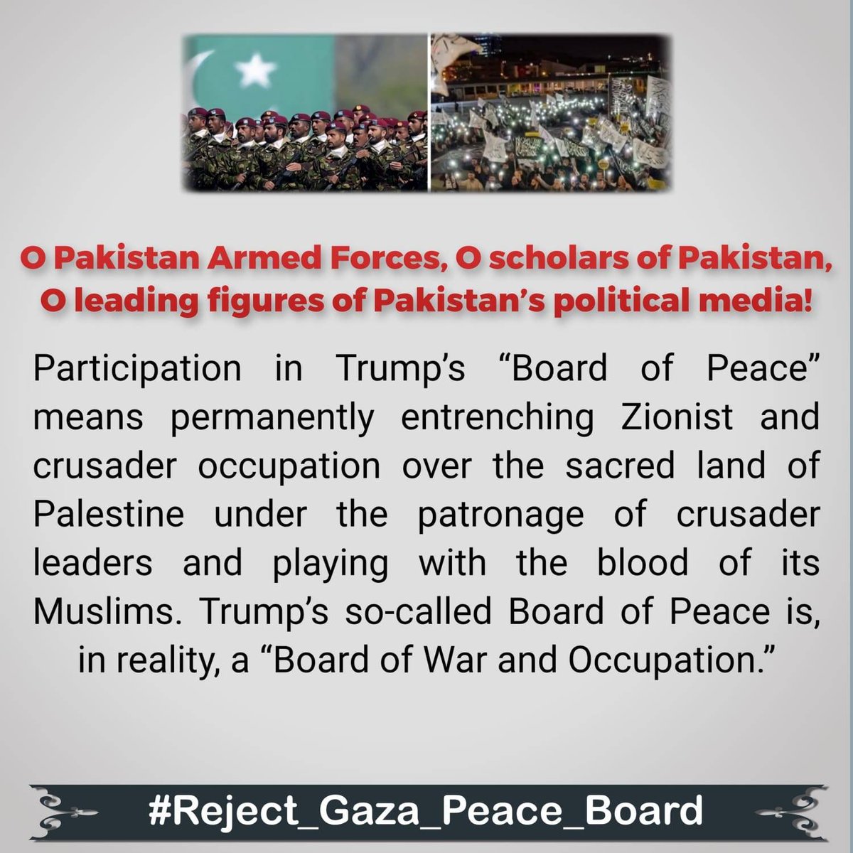 Tabshirkhan1's tweet photo. #Reject_Gaza_Peace_Board

We Reject Gaza Peace Board https://t.co/3C8aagKalm