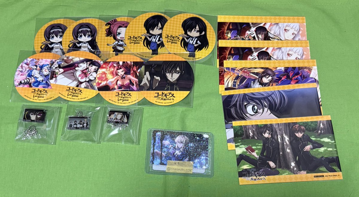 コードギアス パブロ PABLO アクリルチャーム コースターイラスト