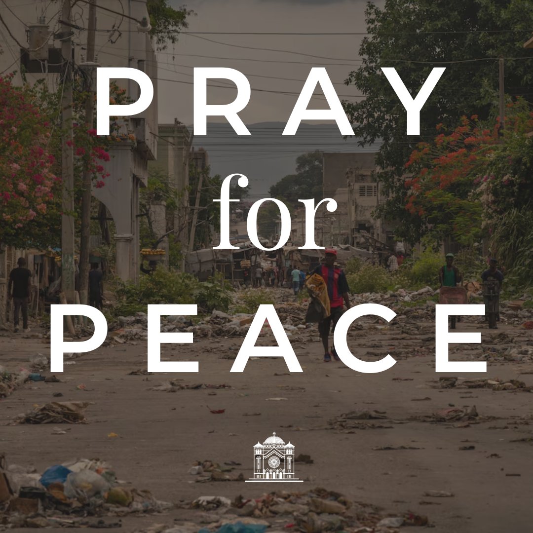 StClement's tweet photo. Please join us in praying for Haiti ππΉποΈ. May God bring peace, protection, and healing to a nation in suffering, restore hope where itβs lost, and unite us in compassion and action for our Haitian brothers and sisters. #PrayForHaiti #PeaceInHaiti https://t.co/PGbeTeV40g