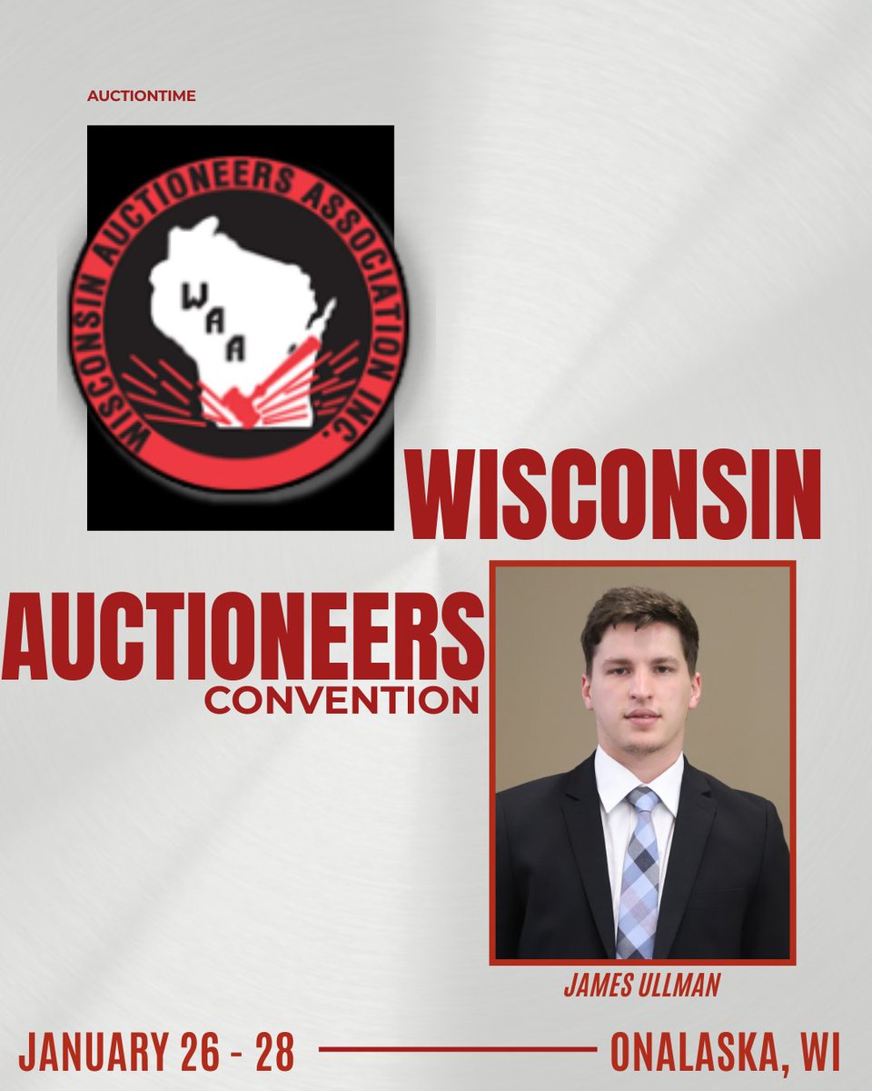 auctiontime's tweet image. 𝐖𝐡𝐞𝐫𝐞 𝐢𝐬 #𝐀𝐮𝐜𝐭𝐢𝐨𝐧𝐓𝐢𝐦𝐞 𝐭𝐡𝐢𝐬 𝐰𝐞𝐞𝐤?

🤝Michigan Auctioneers Association

🤝Montana Auctioneers Association

🤝Wisconsin Auctioneers Convention

🤝Missouri Professional Auctioneers Conference

#AuctionInsights #TradeShows