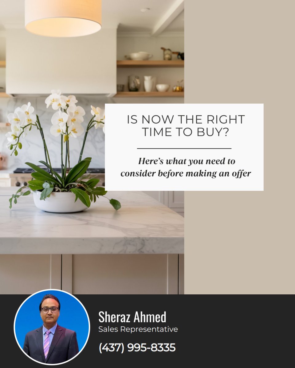 RealtorSheraz's tweet image. Thinking about buying? It’s more than rates and headlines. Ask:
1️⃣ What’s your why?
2️⃣ Can you afford it comfortably?
3️⃣ Are you ready to act confidently?

The best time is when you’re prepared. DM READY for a free buyer checklist!

#YoursRealtor #Niagara #Thorold