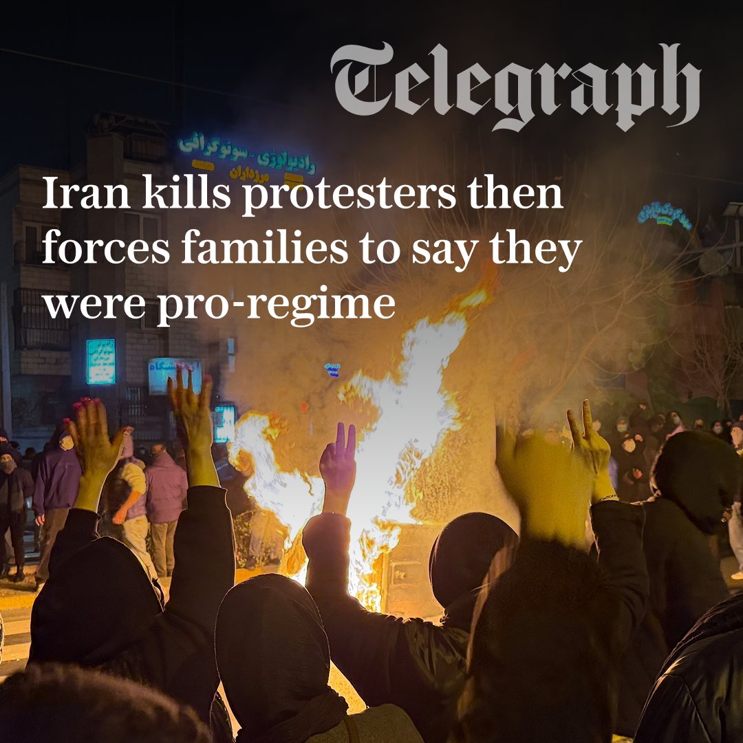 🔴 Witness accounts collected by The Telegraph show a campaign of government murder, coercion, harassment and blackmail to depict dead protesters as the very people who killed them.

Read the full story here ⤵️
telegraph.co.uk/world-news/202…