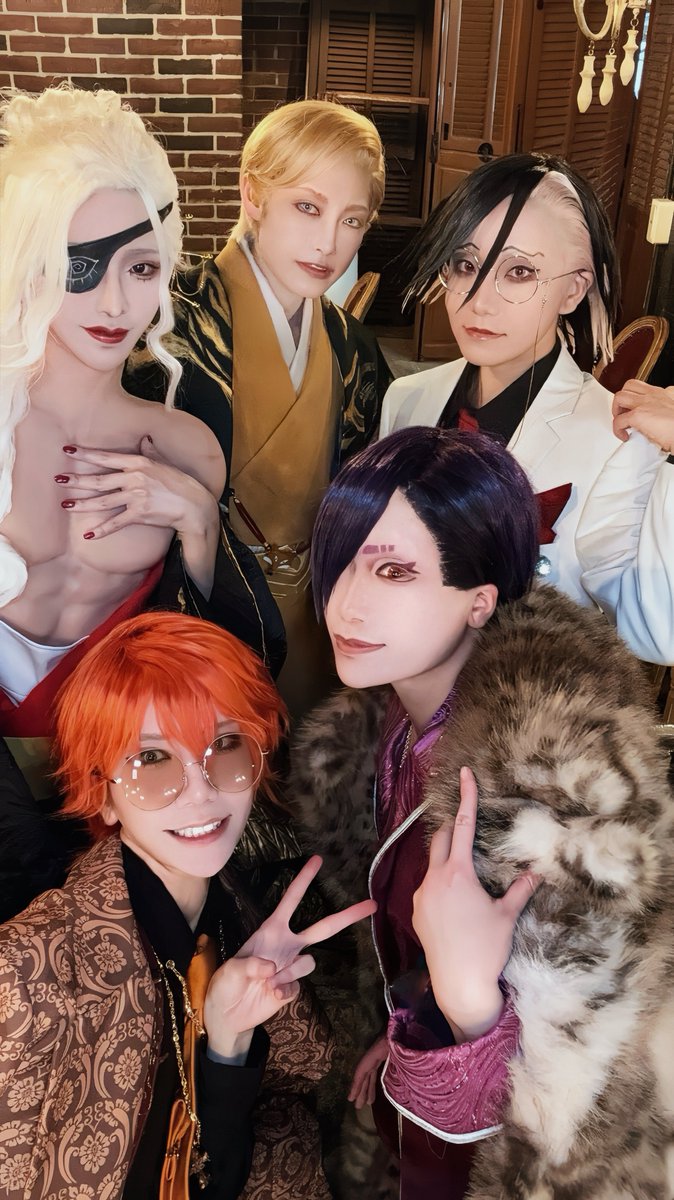 本日のコスプレ‼️ ジャンケットバンクPOPUP極道合わせしてきました